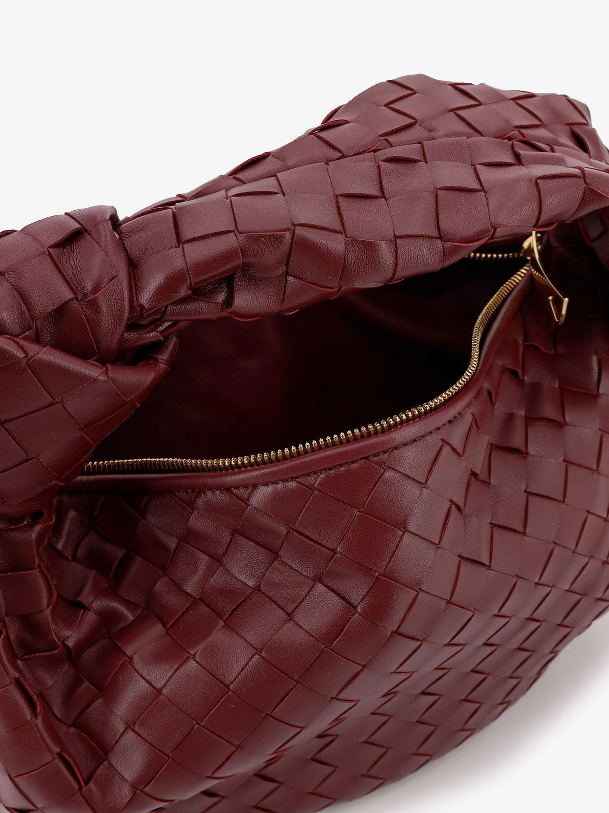 Jodie Small leather handbag with Intrecciato motif