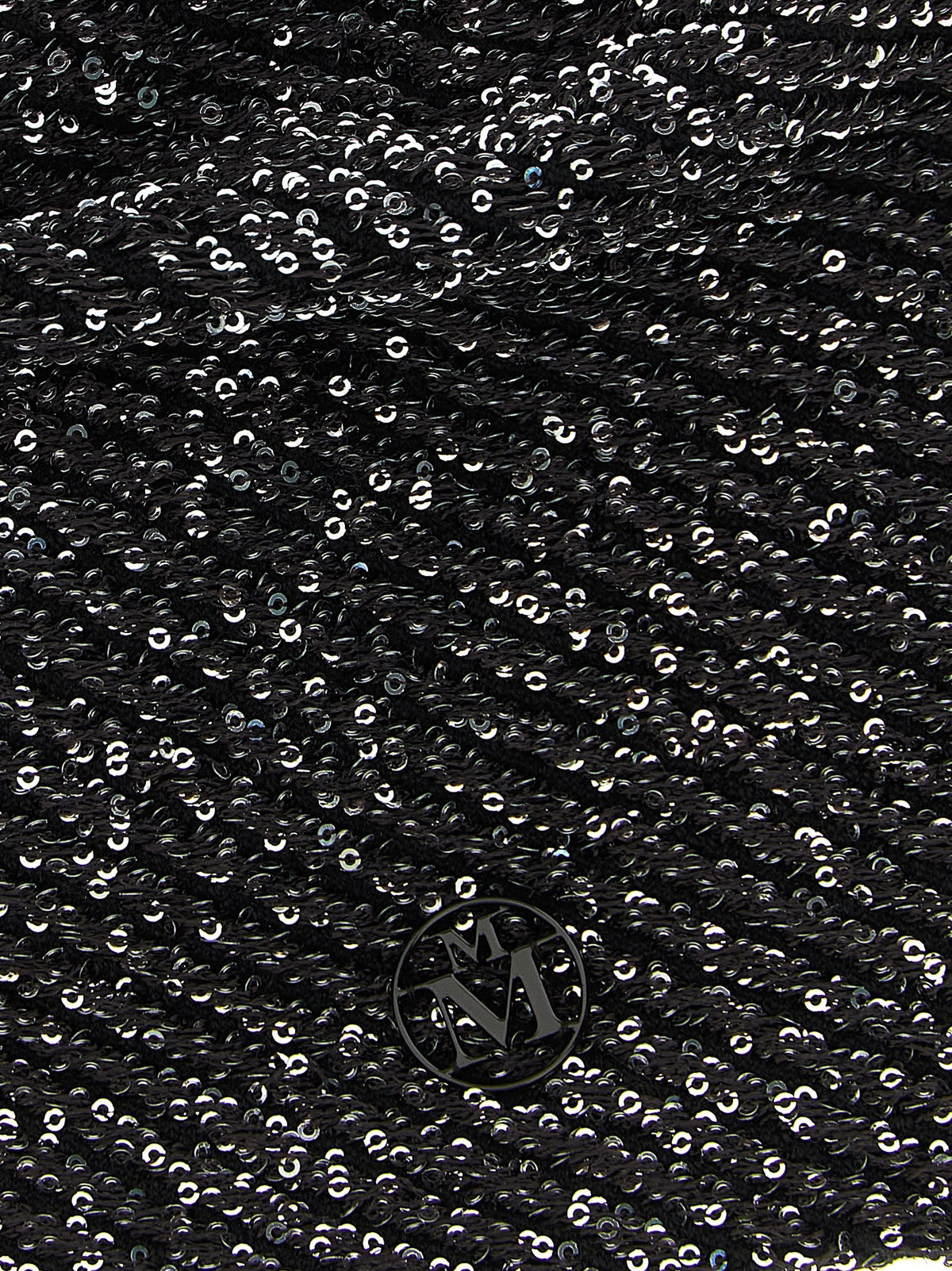 'Jude' beanie with micro sequins