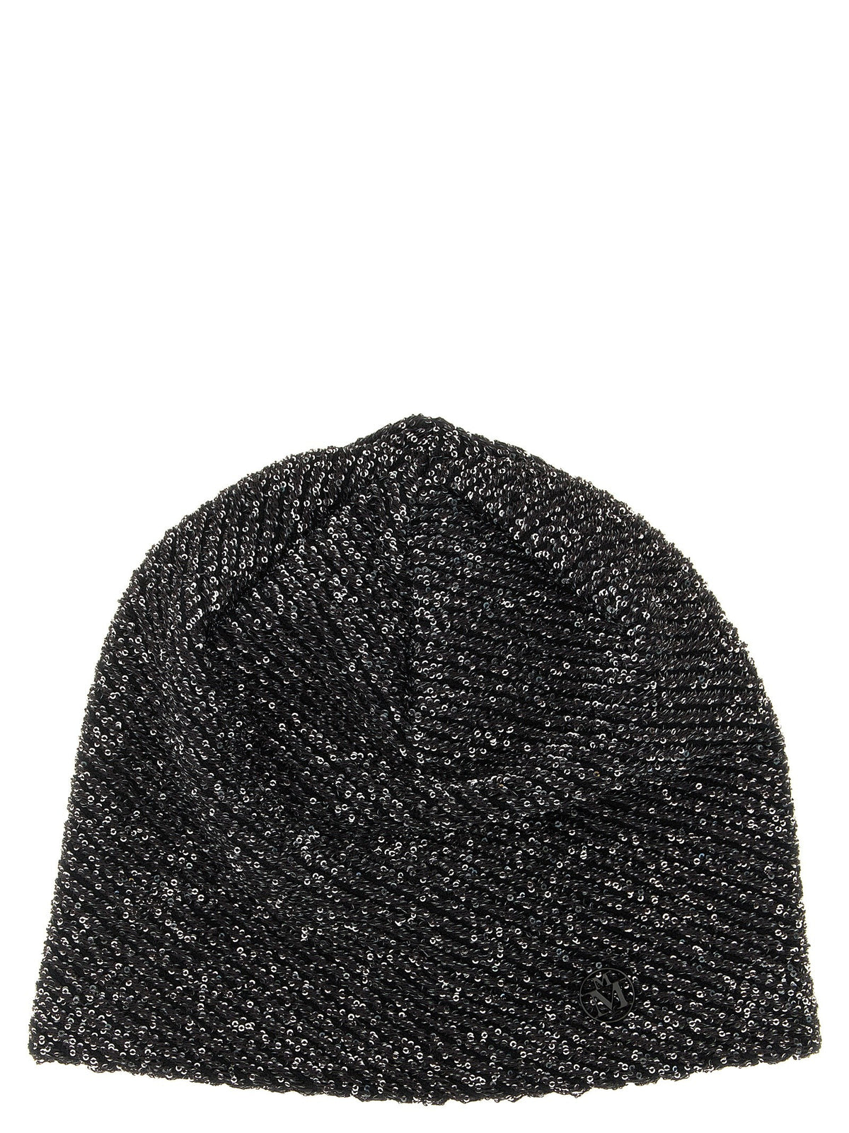 'Jude' beanie with micro sequins