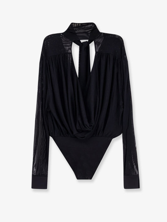 Keila Sheer Stretch tulle bodysuit
