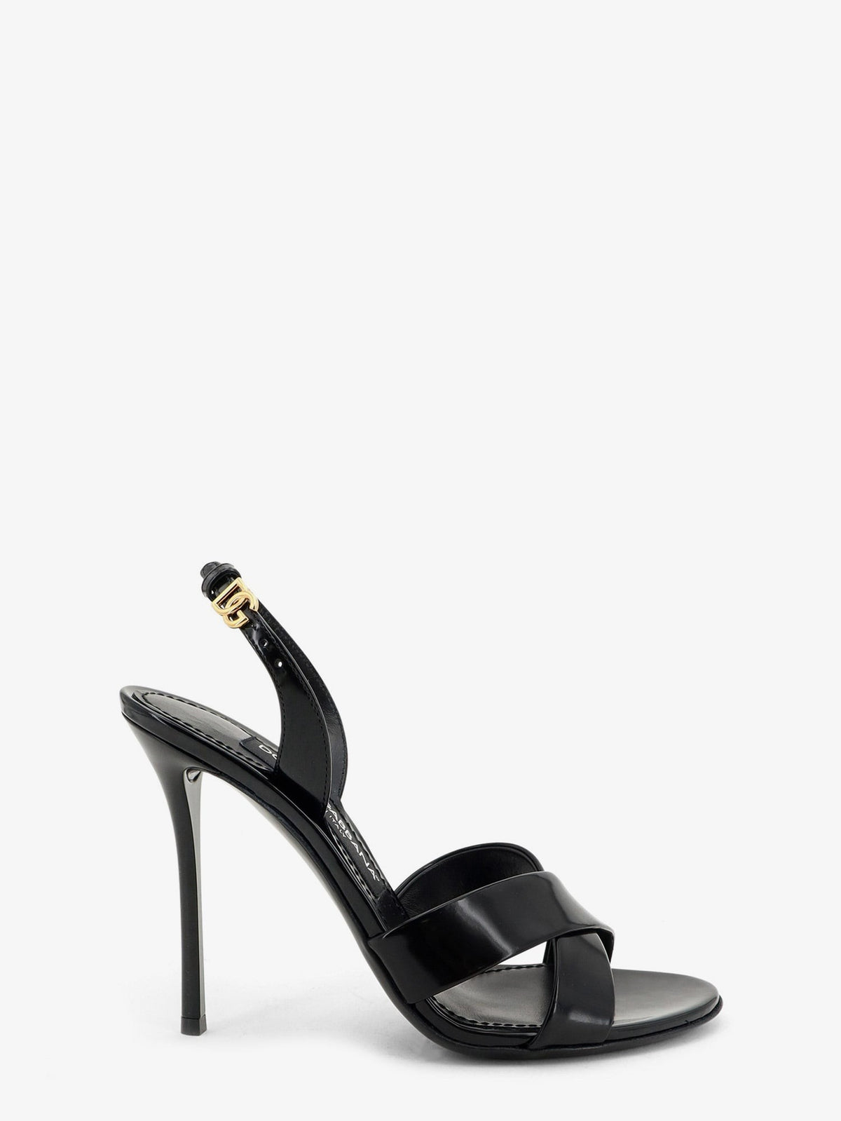 Keira shiny calfskin leather sandals
