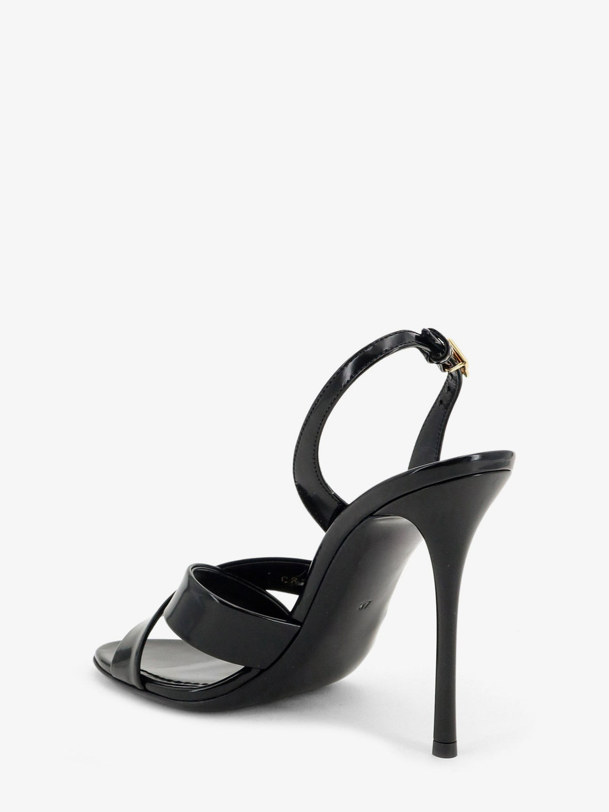 Keira shiny calfskin leather sandals