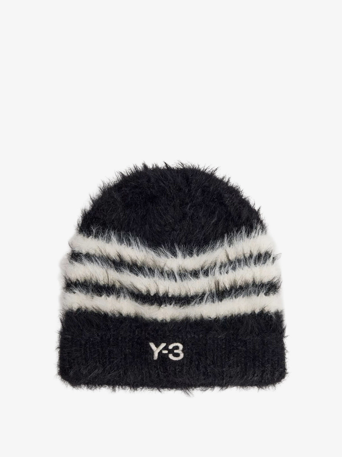 Knit hat with logo embroidery