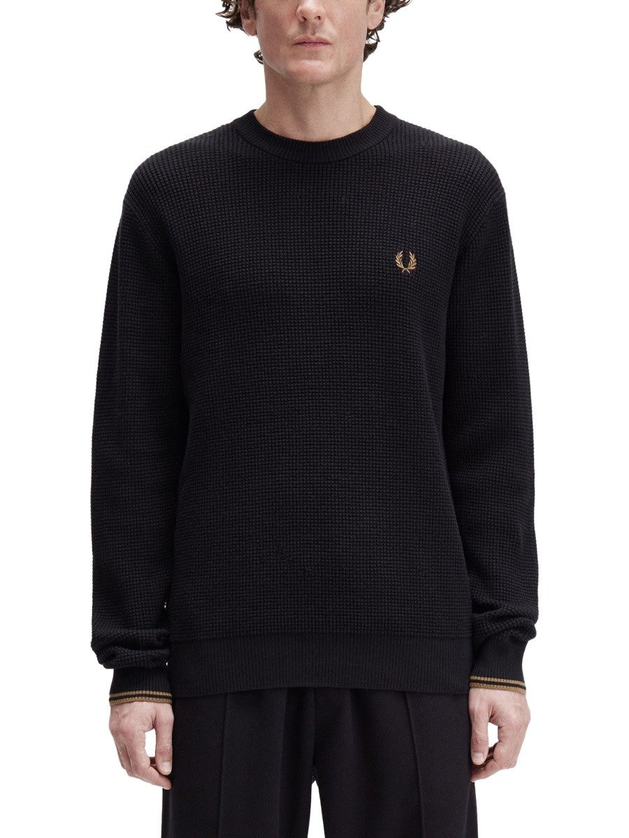 KNIT WITH EMBOSSED WORK