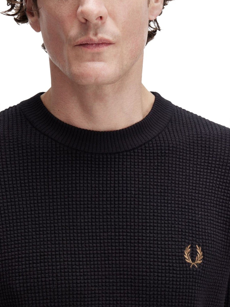 KNIT WITH EMBOSSED WORK