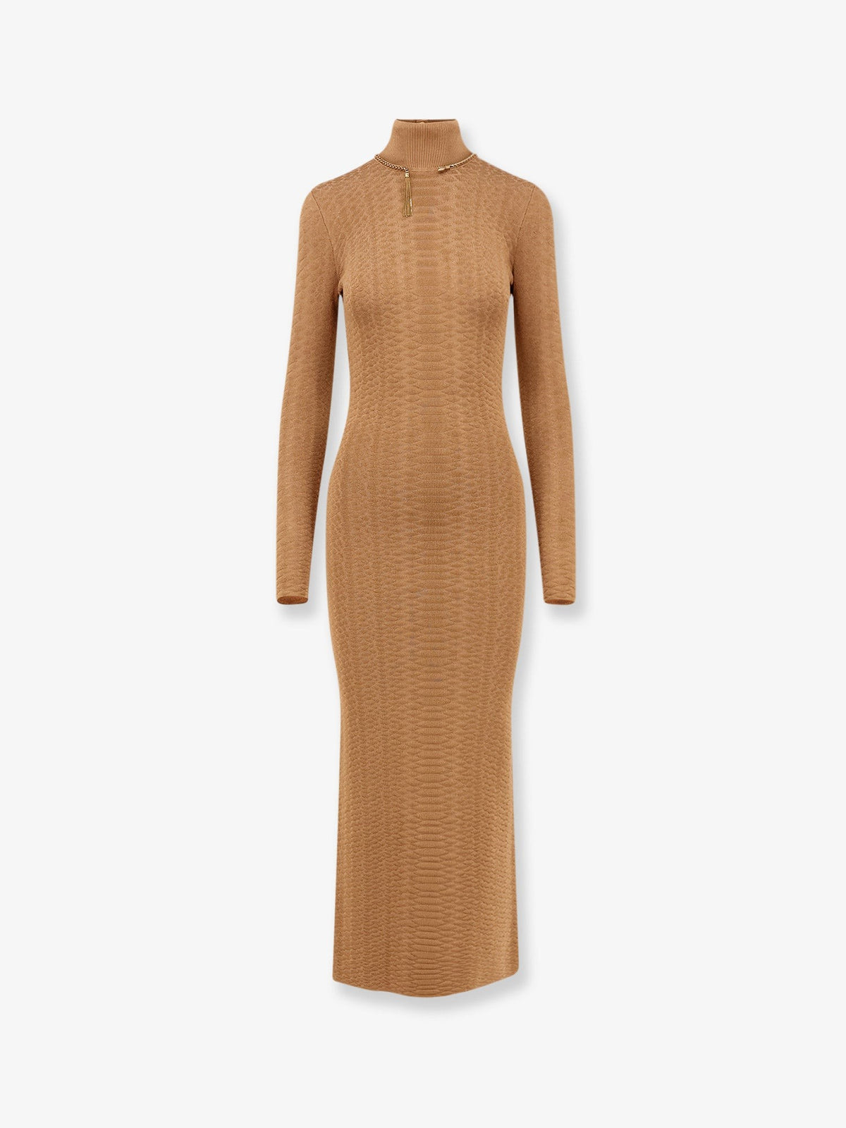 Knitted dress with Snake detail