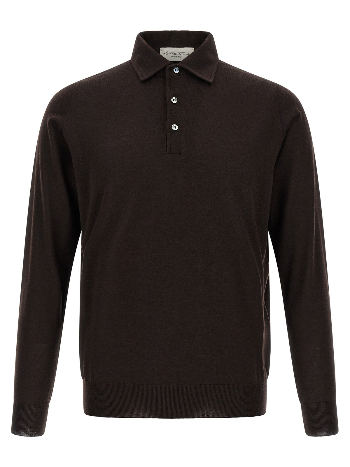 Knitted polo shirt