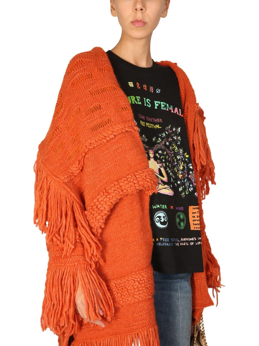 KNITTED TEXTURED COAT