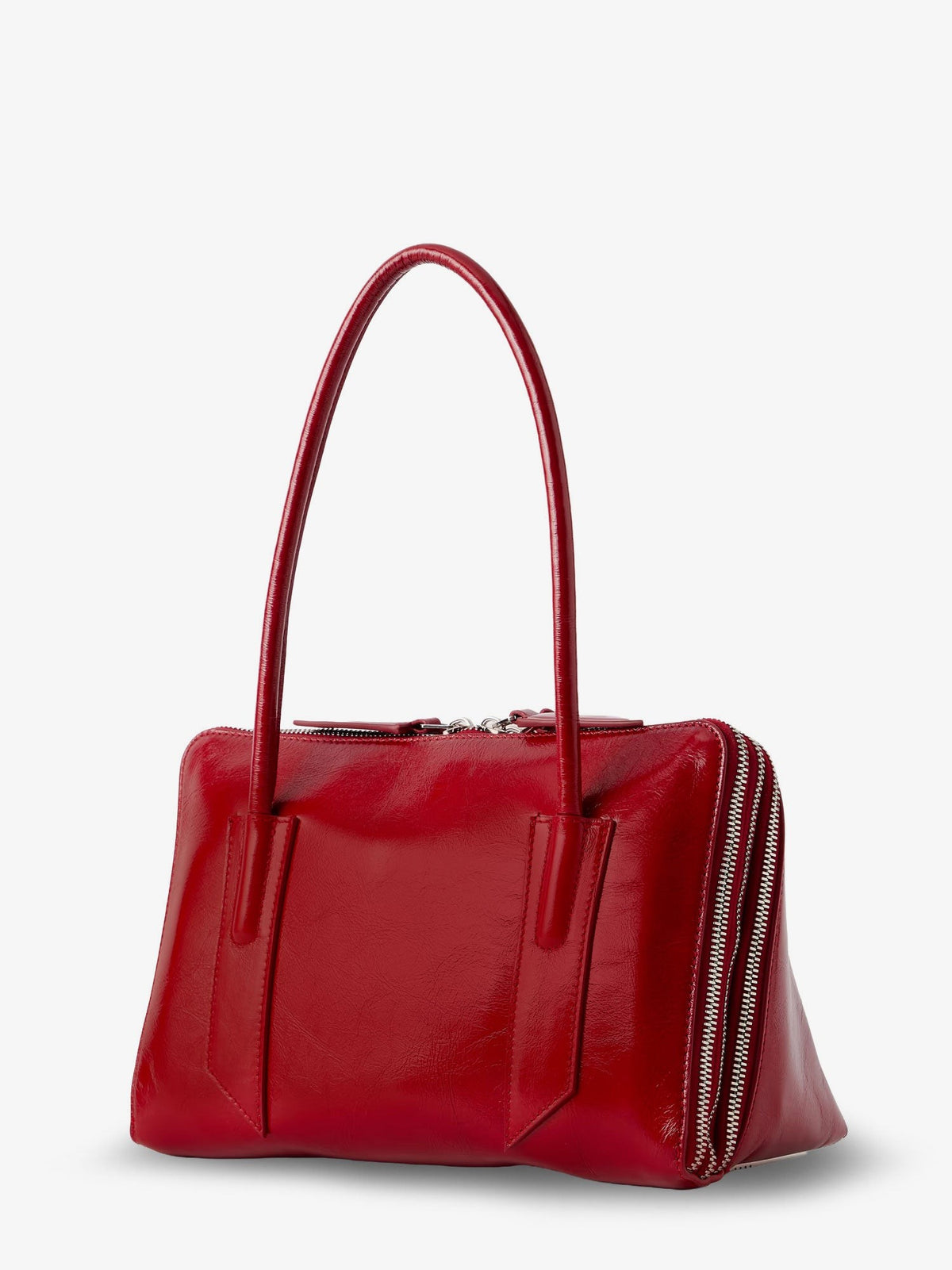 L'altra Di Milano shiny leather shoulder bag