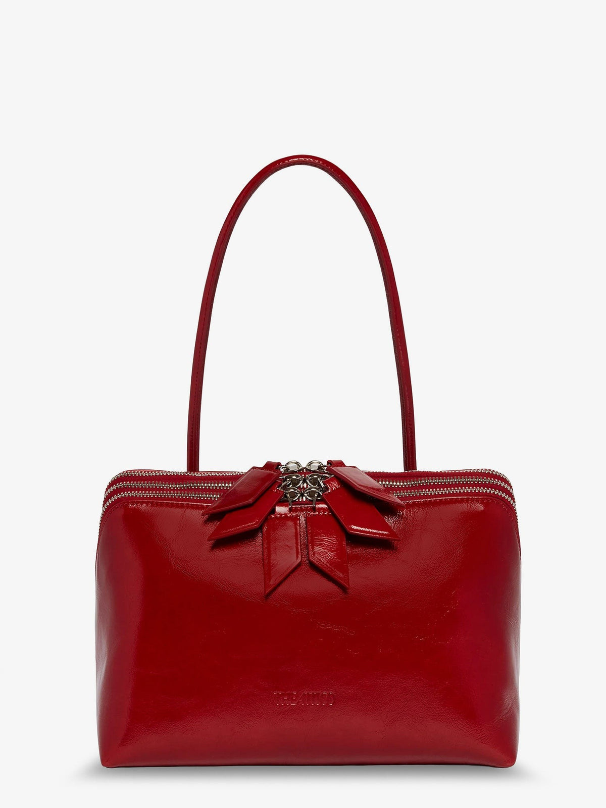 L'altra Di Milano shiny leather shoulder bag