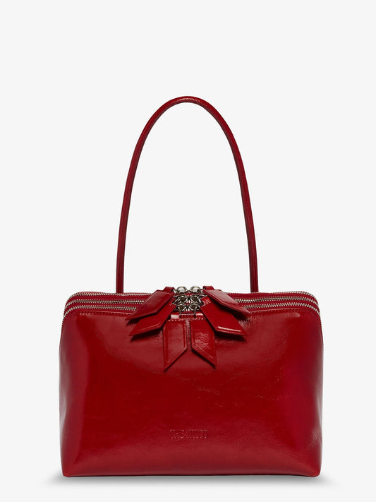 L'altra Di Milano shiny leather shoulder bag