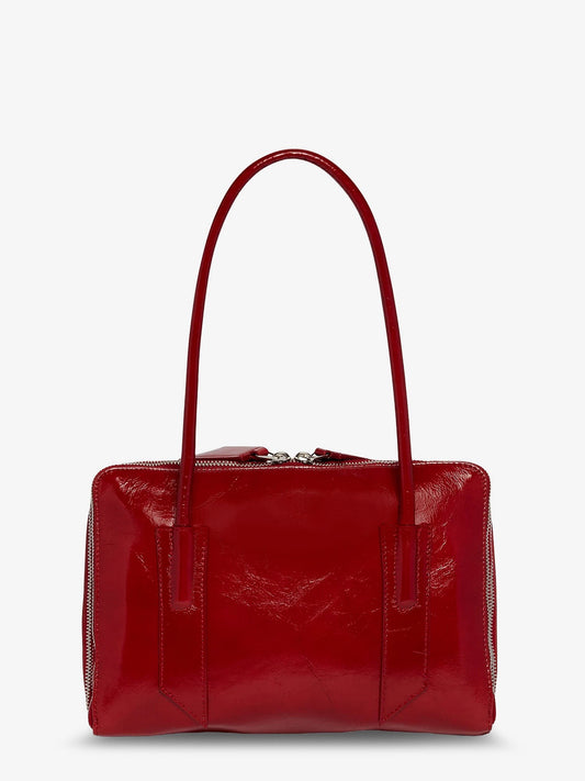 L'altra Di Milano shiny leather shoulder bag