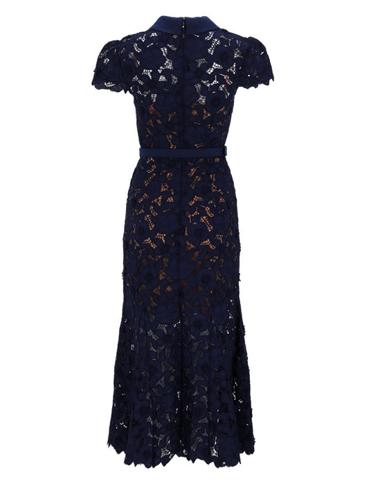 LACE MIDI DRESS