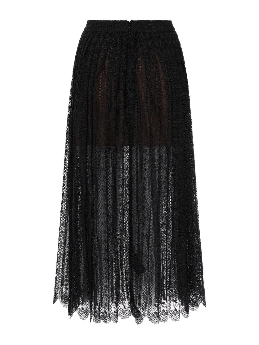 LACE MIDI SKIRT