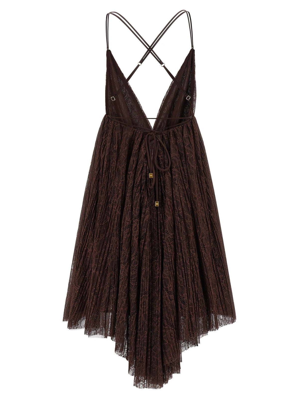 فستان قصير من الدانتيل