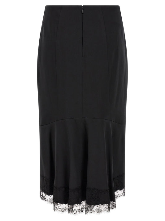 Lace sheath skirt