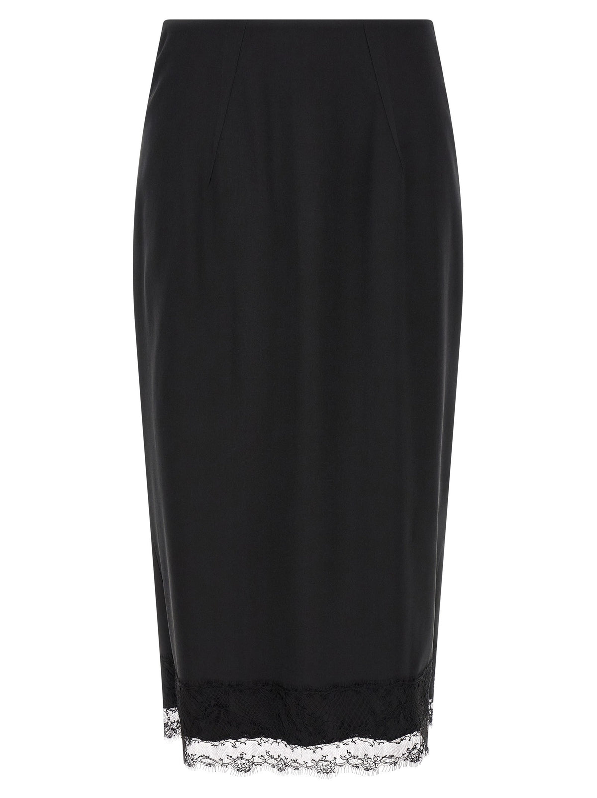 Lace sheath skirt