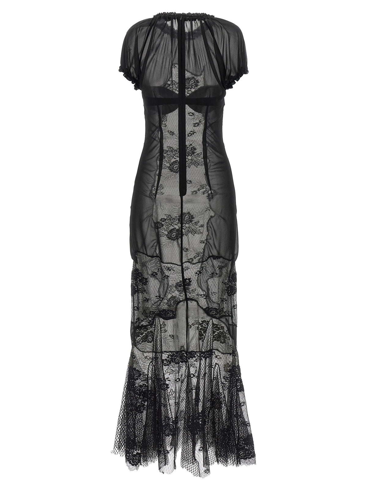 Lace tulle dress