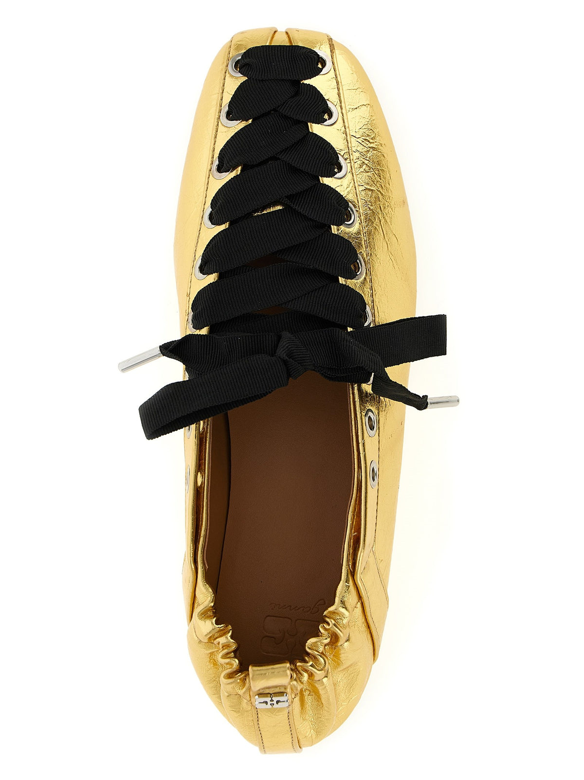 'Lace-Up' ballet flats