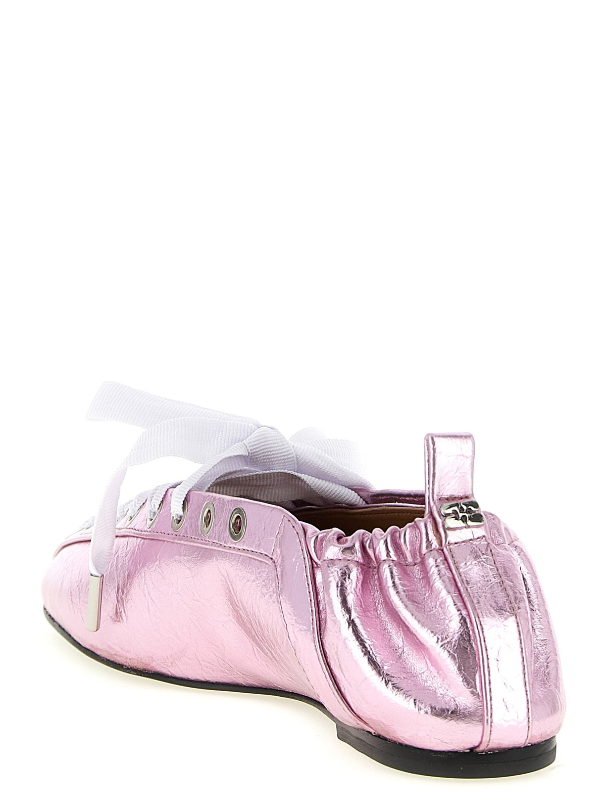 'Lace-Up' ballet flats