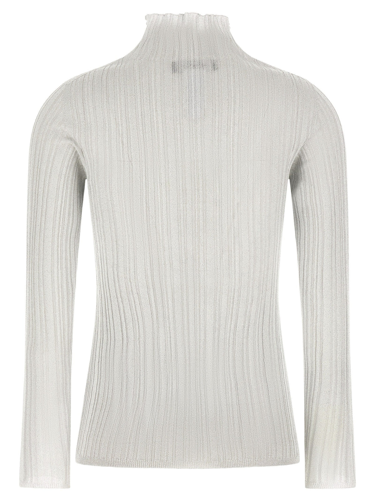 Lamé thread sweater