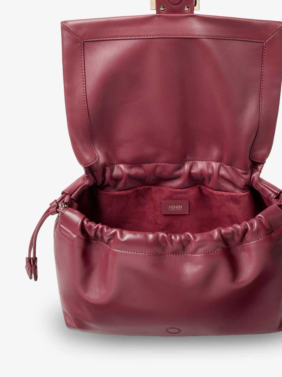 Large Soft Leather Baguette Bag