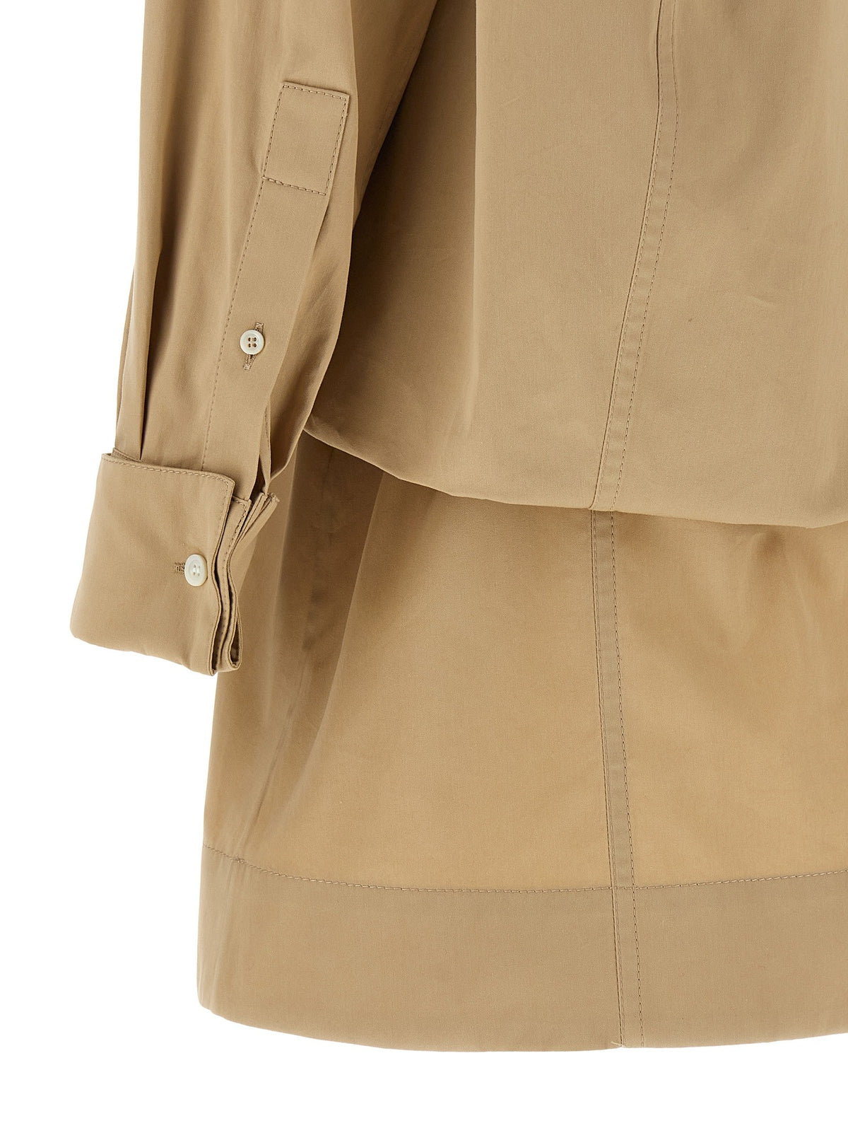 Layered construction dress