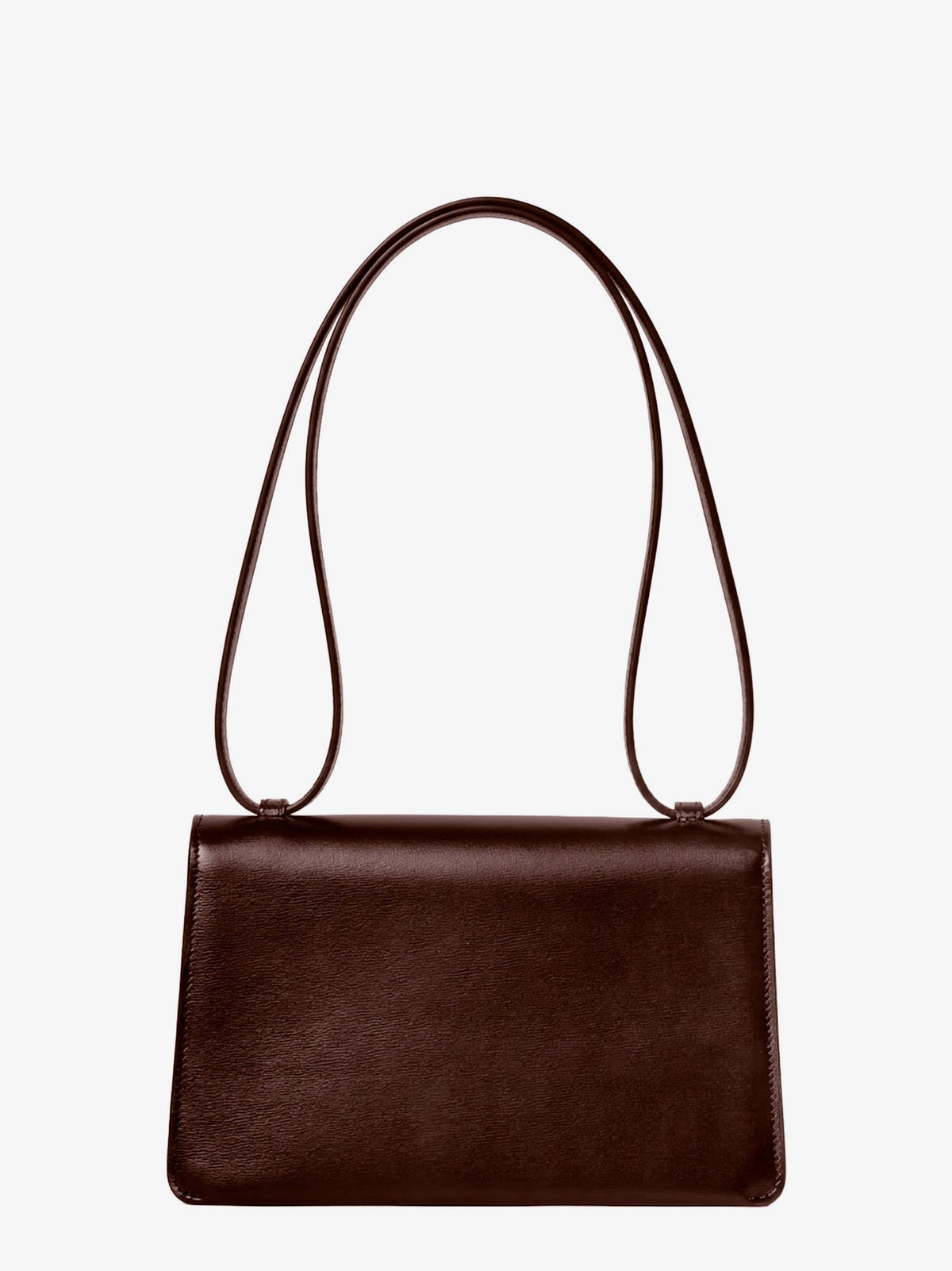 Le 17 leather shoulder bag with metal Triomphe closure