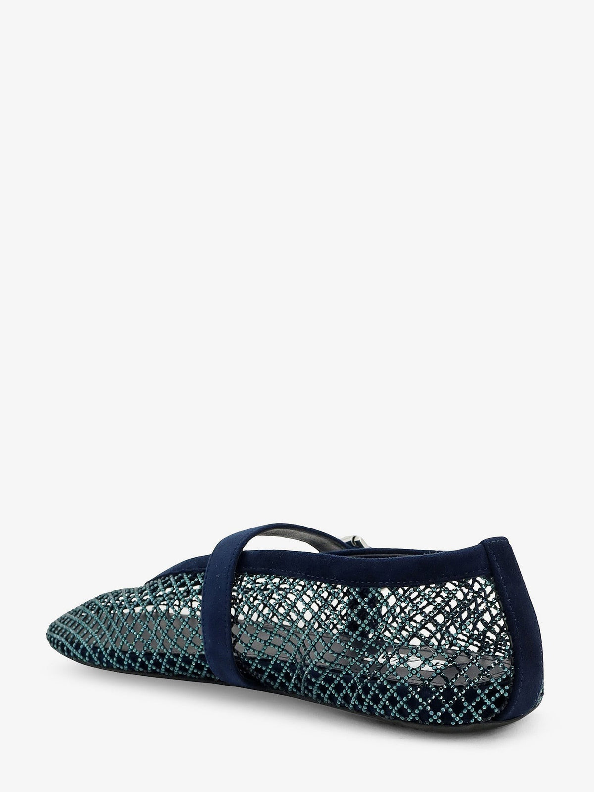 Le Ballerine Flats mesh balerinas with rhinestone detail
