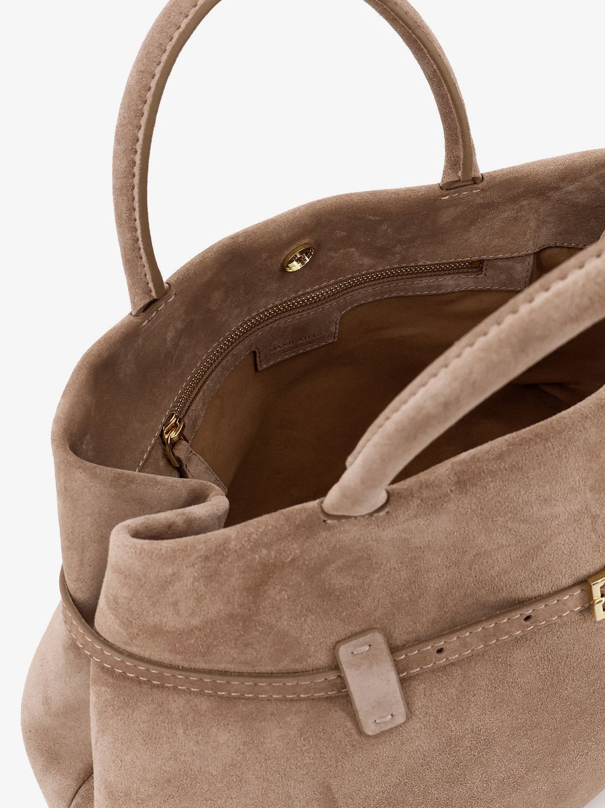 Le Cambon 35 suede shoulder bag