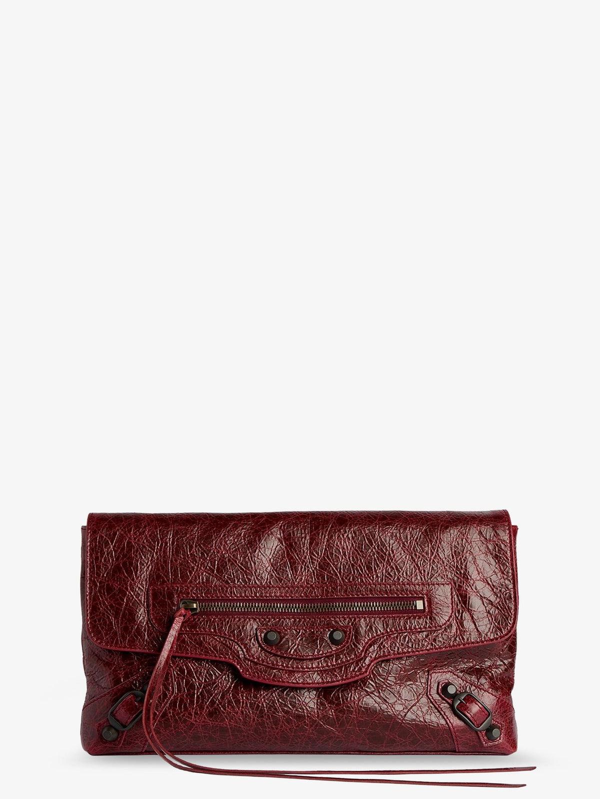 Le City leather clutch