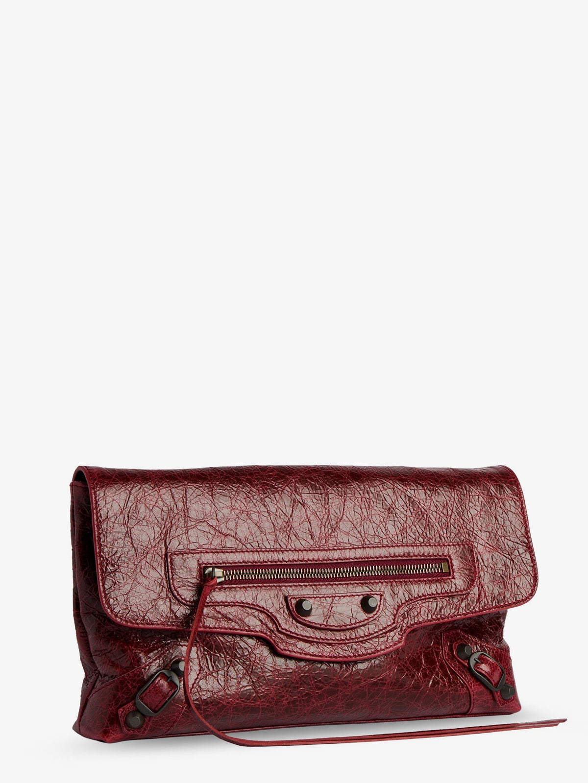 Le City leather clutch
