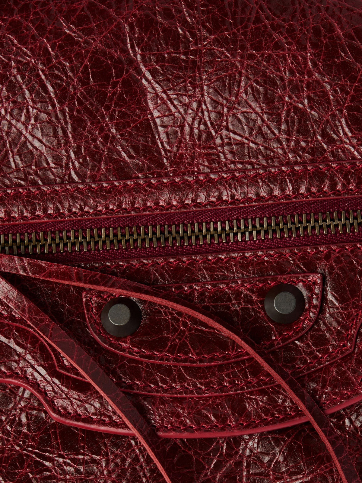 Le City leather clutch