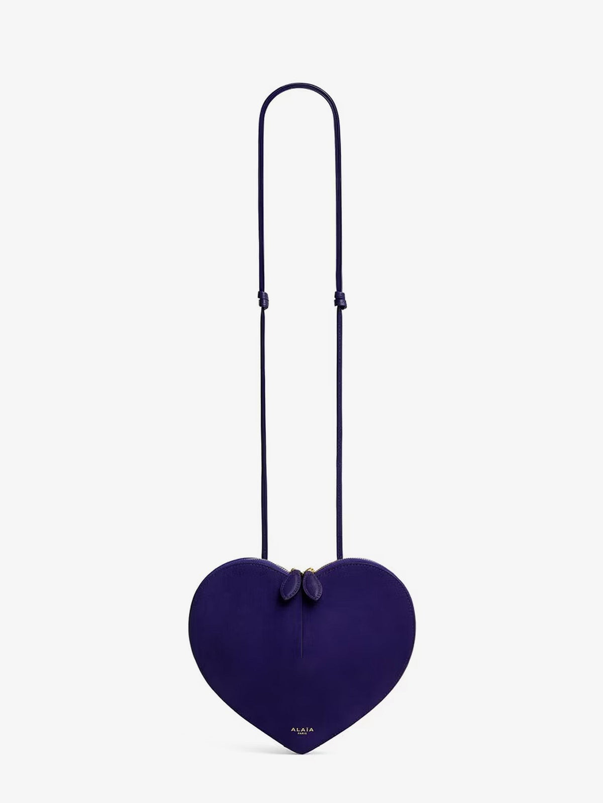 Le Coeur suede crossbody bag