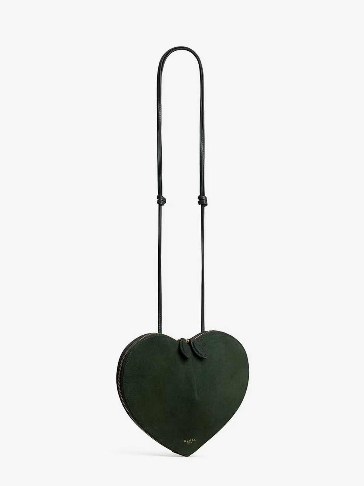 Le Coeur suede crossbody bag