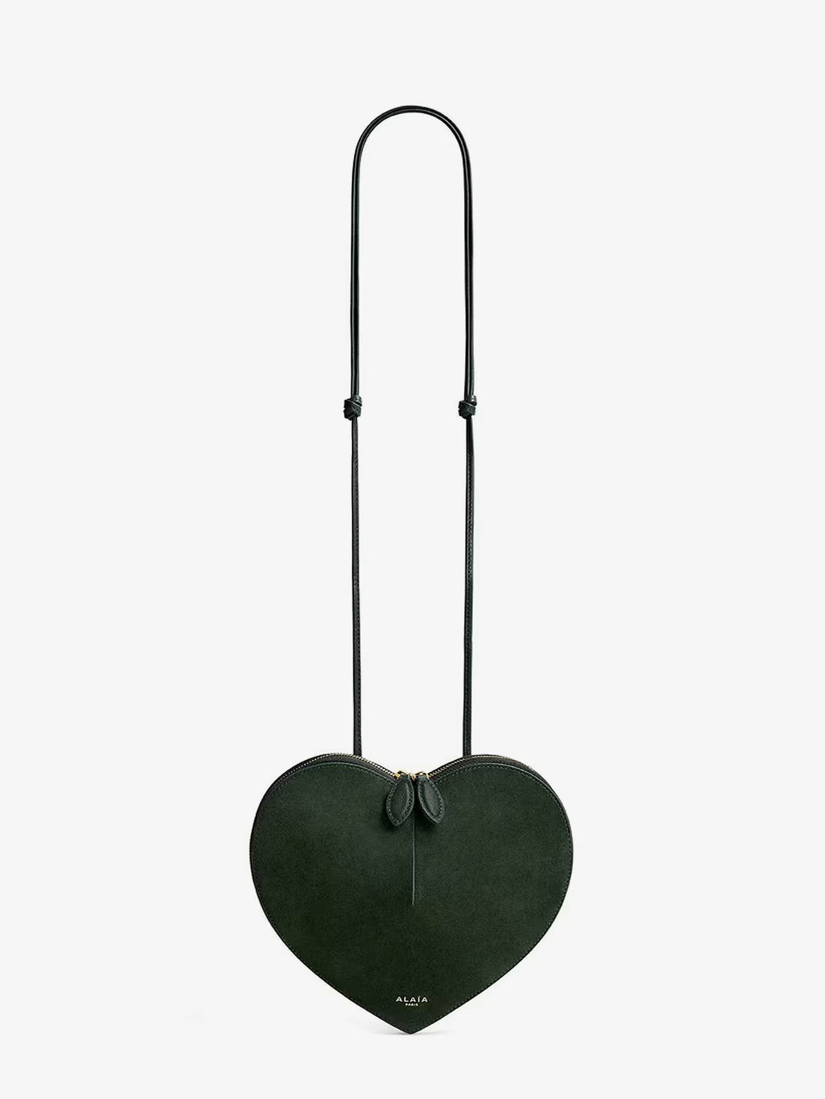 Le Coeur suede crossbody bag