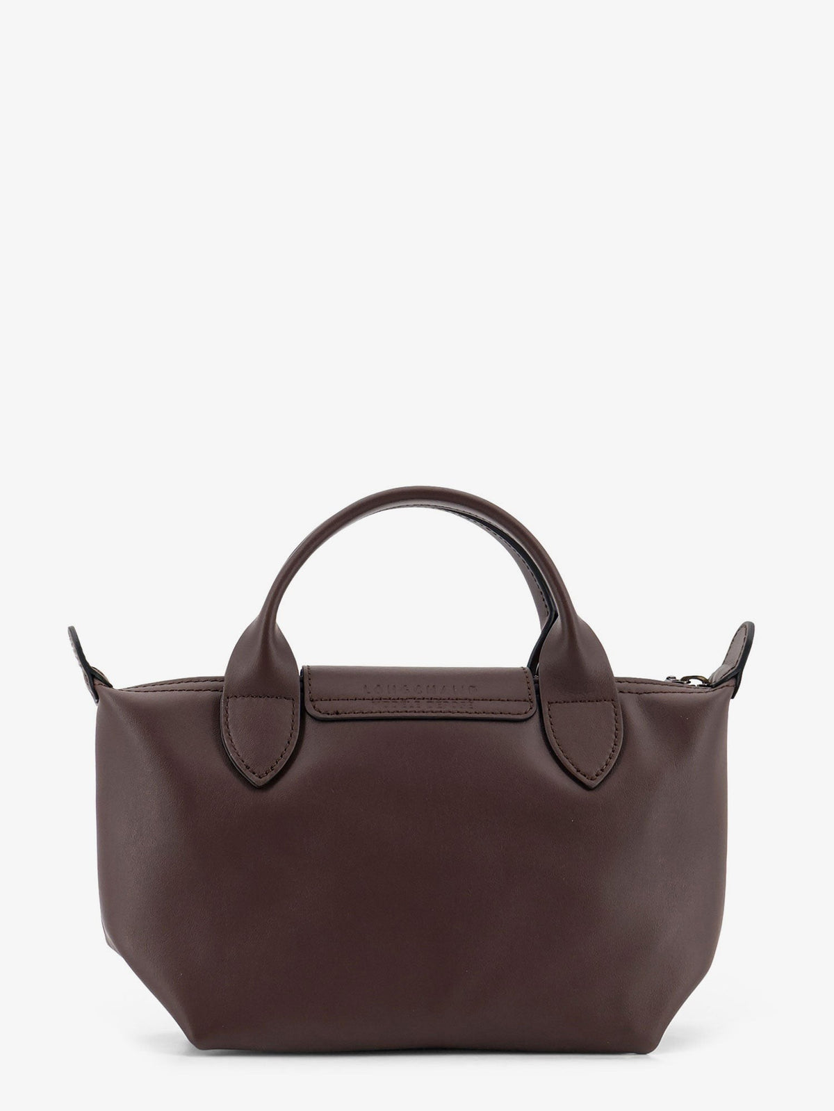 Le Pliage Xtra XS Leather Shoulder Bag with Engraved Logo