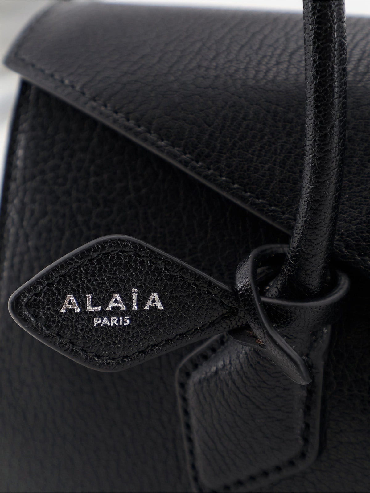 Le Teckel Flap leather handbag