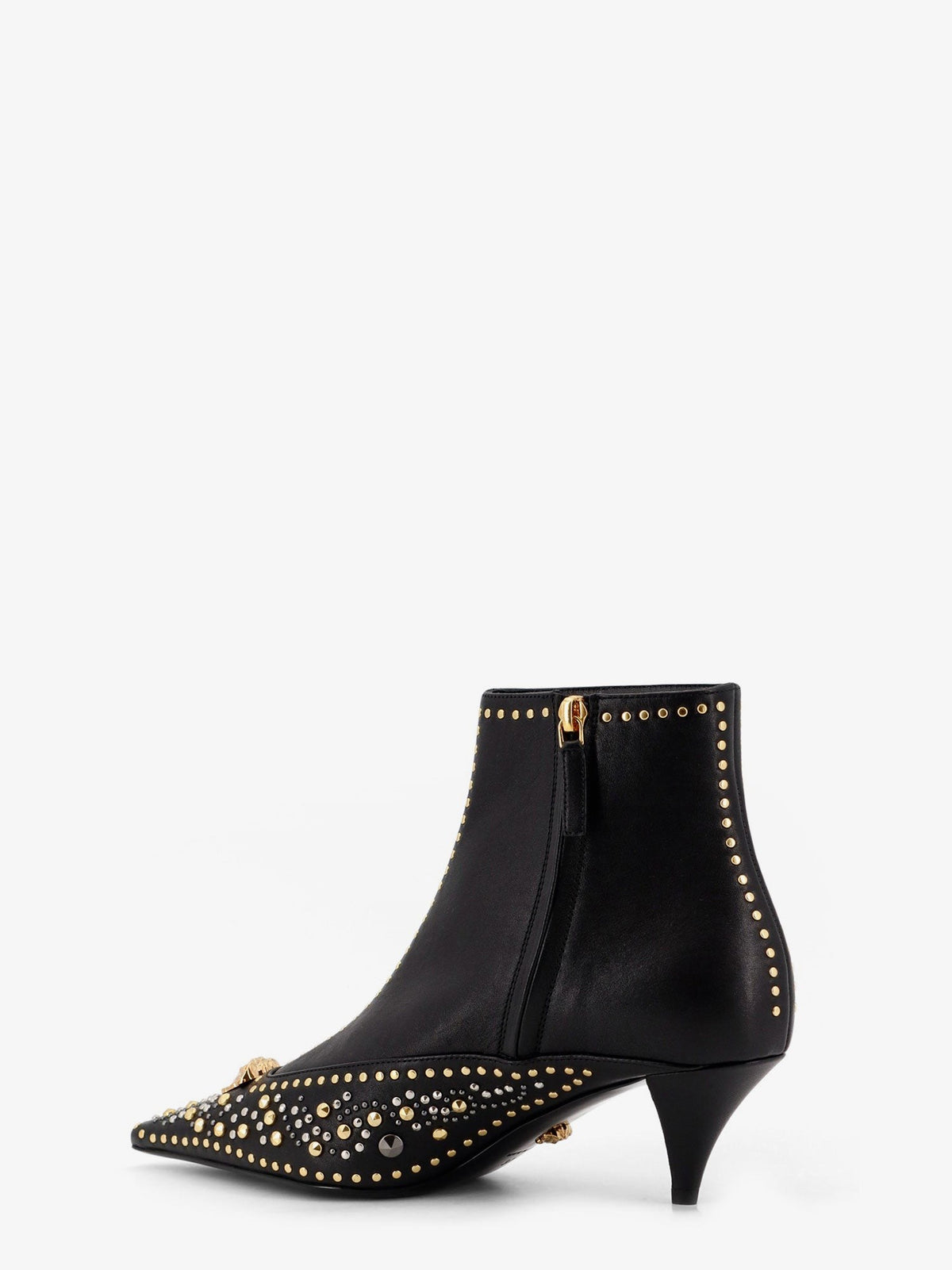 Leather ankle boots