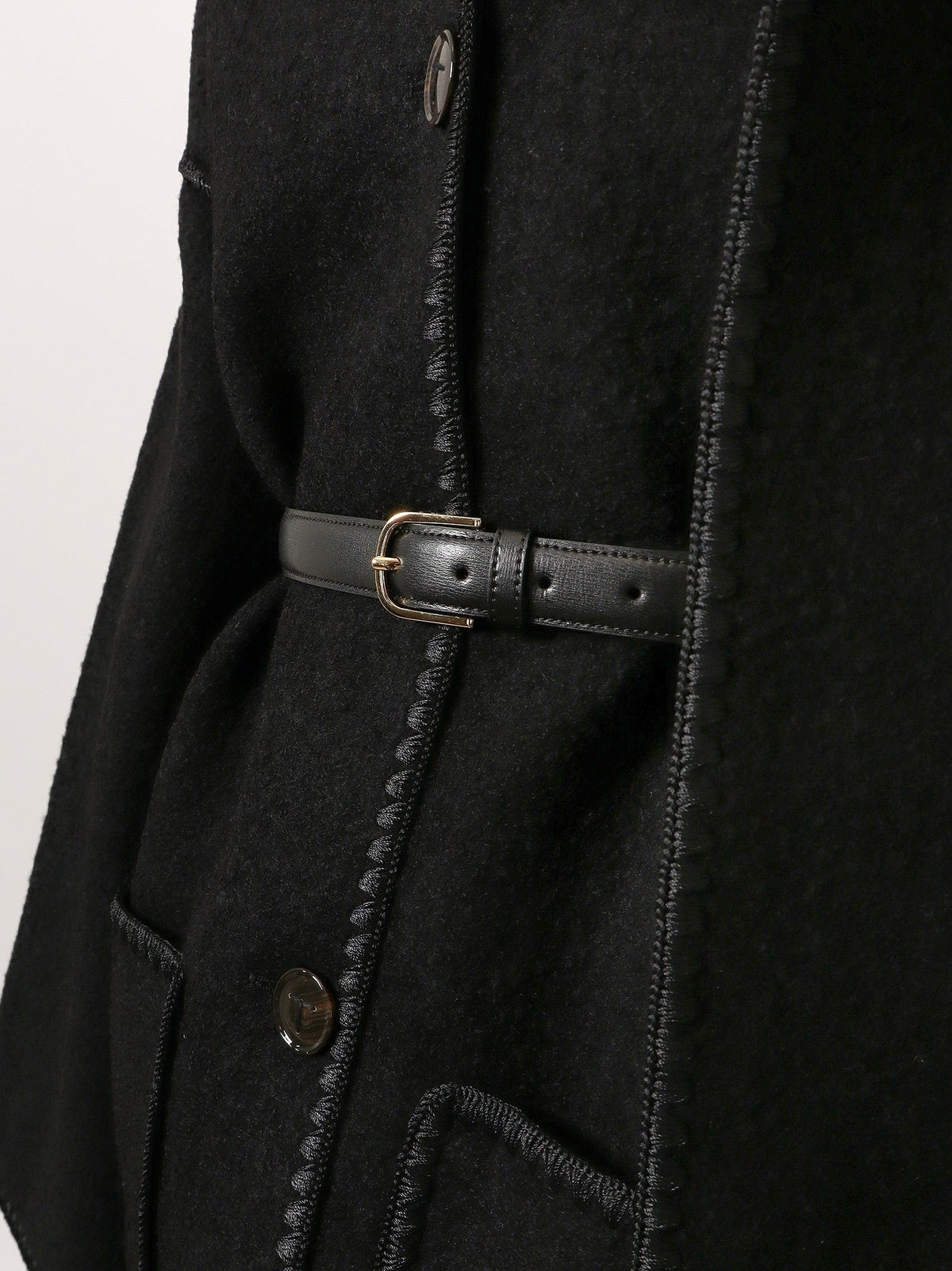 Leather belt