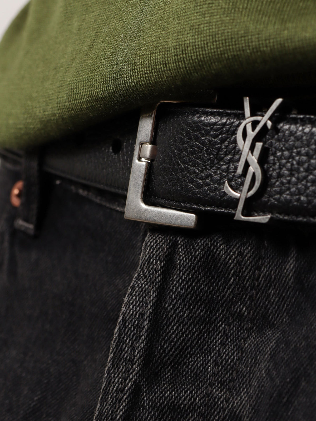 Leather belt