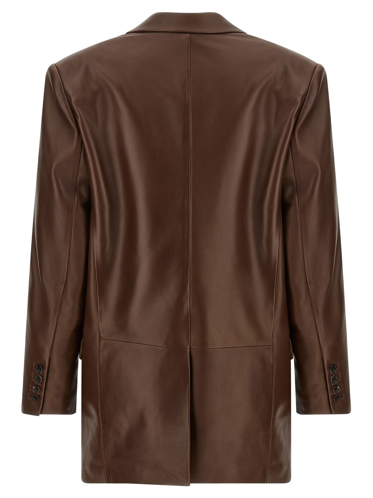 Leather blazer