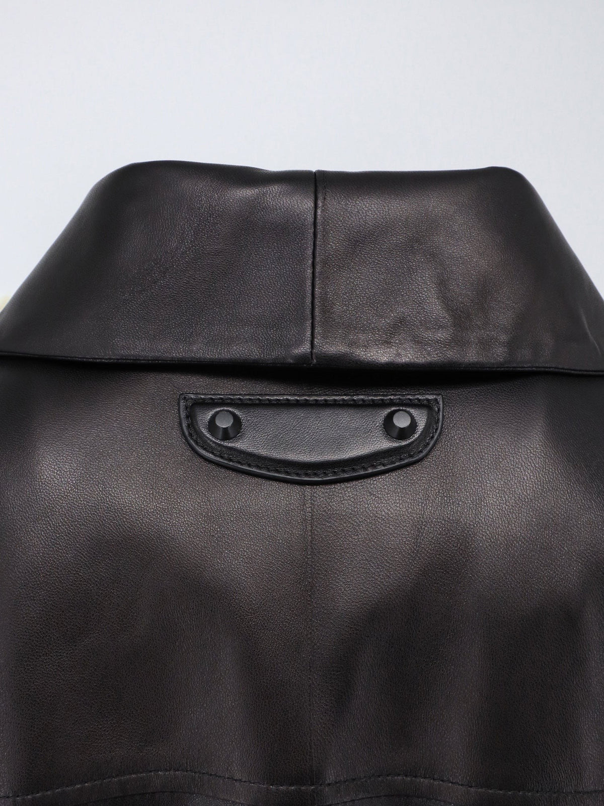 Leather jacket with Logo detail