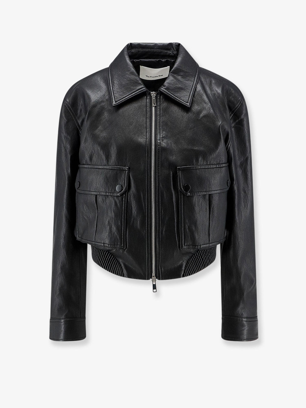 Faux leather jacket