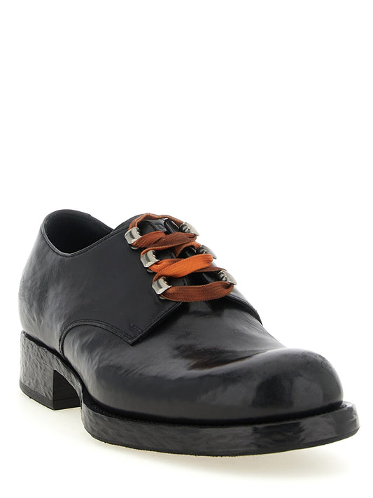 Leather lace up shoes