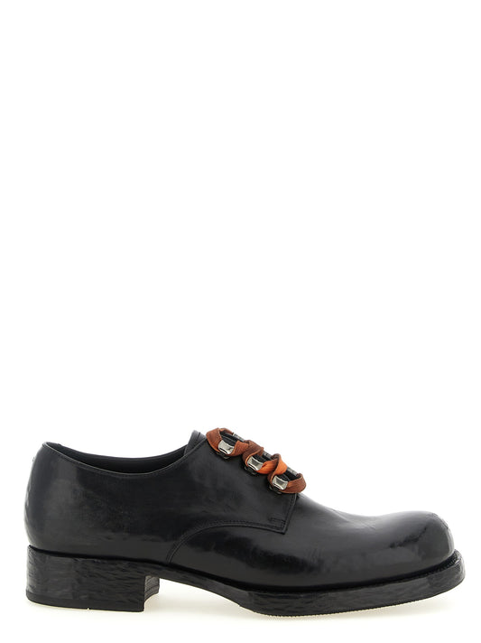 Leather lace up shoes