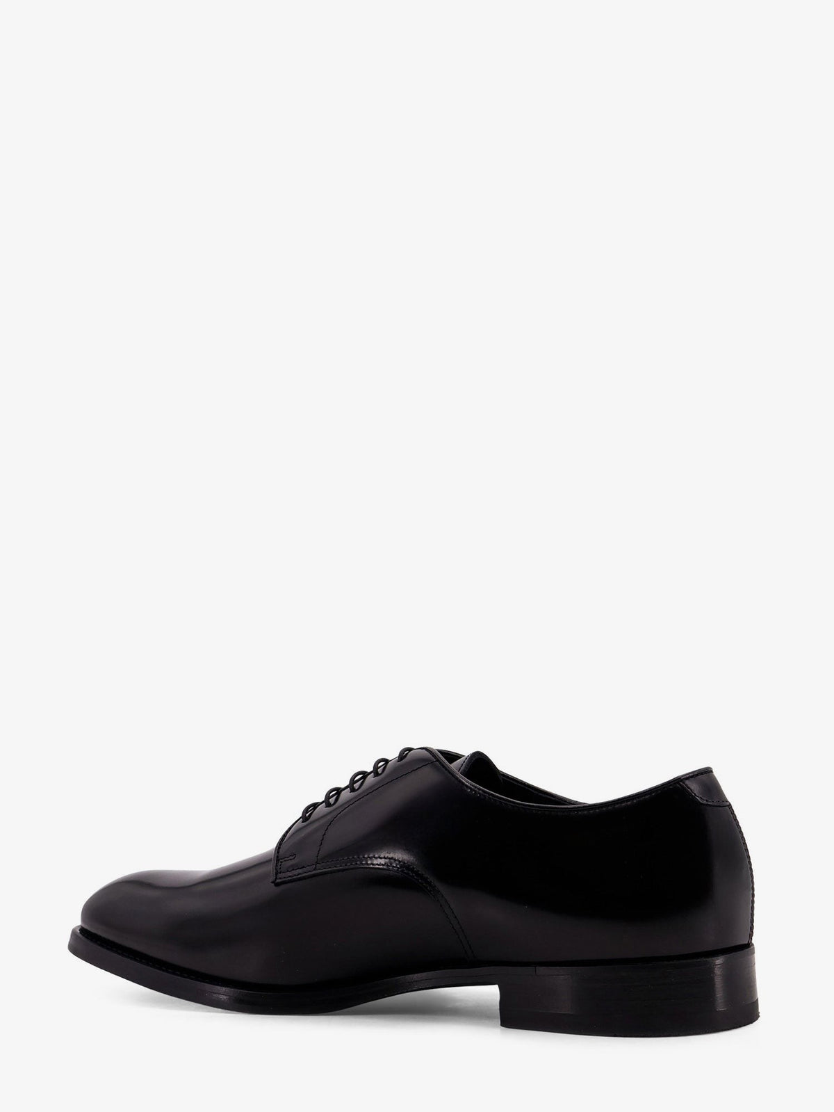 Leather lace-up