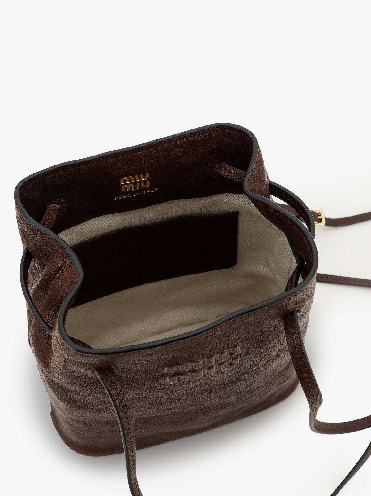 Leather mini crossbody bag