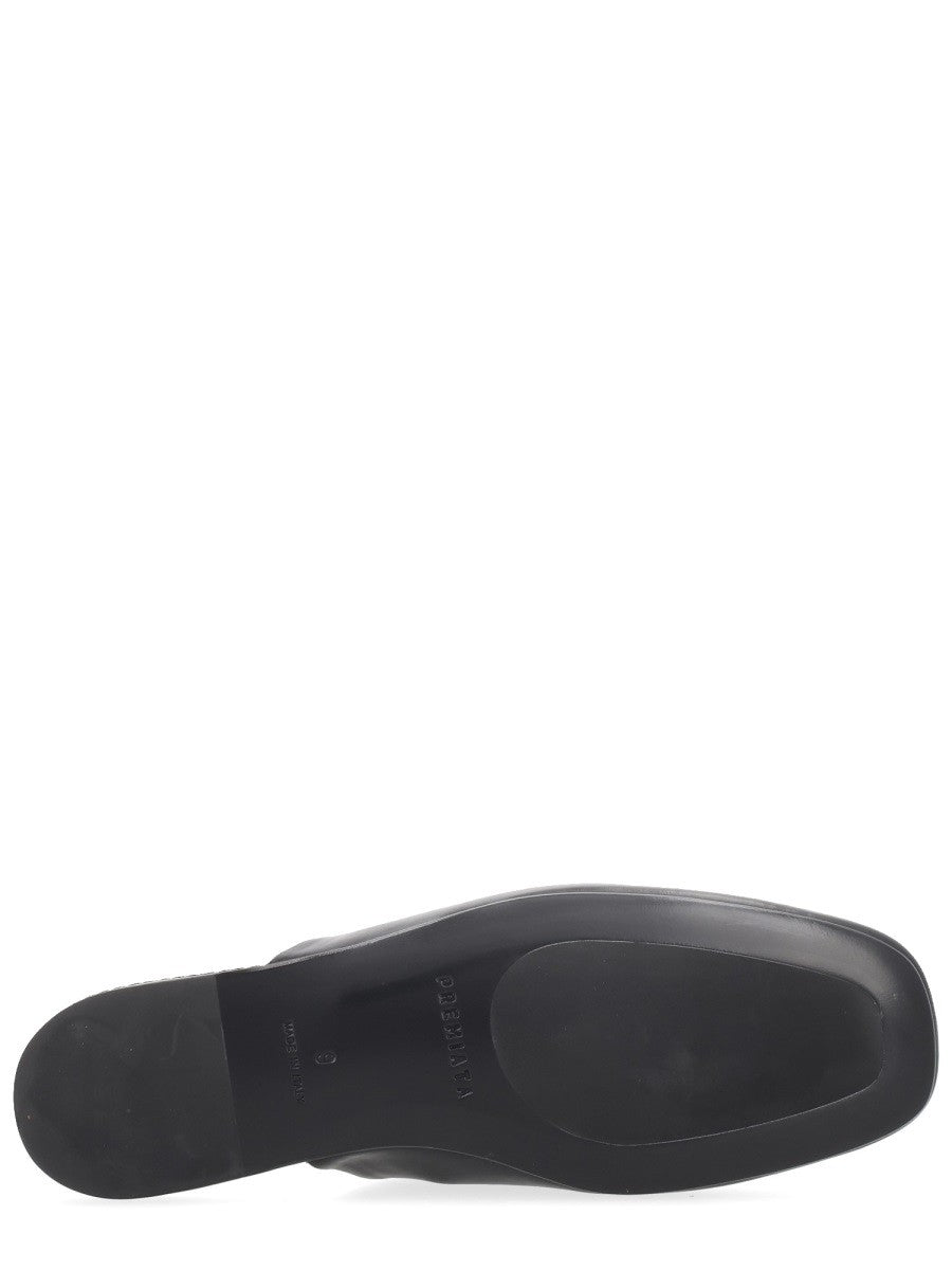 LEATHER SABOT