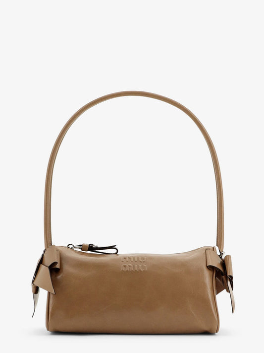 Leather shoulder bag